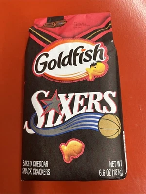 Philly Sixers Limited to 2000 SGA Goldfish Cheddar Cheese Crackers 6.6 oz Bag - Image 1 of 2