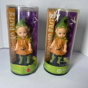 Barbie Kelly X2 HALLOWEEN PARTY Puppe Target Exclusive Mattel 2002 Pumpkin 🎃 - Bild 1 von 6