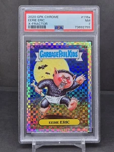 2020 Topps Chrome Garbage Pail Kids Eerie Eric 116a X-Fractor PSA 8 GPK RARE - Picture 1 of 2