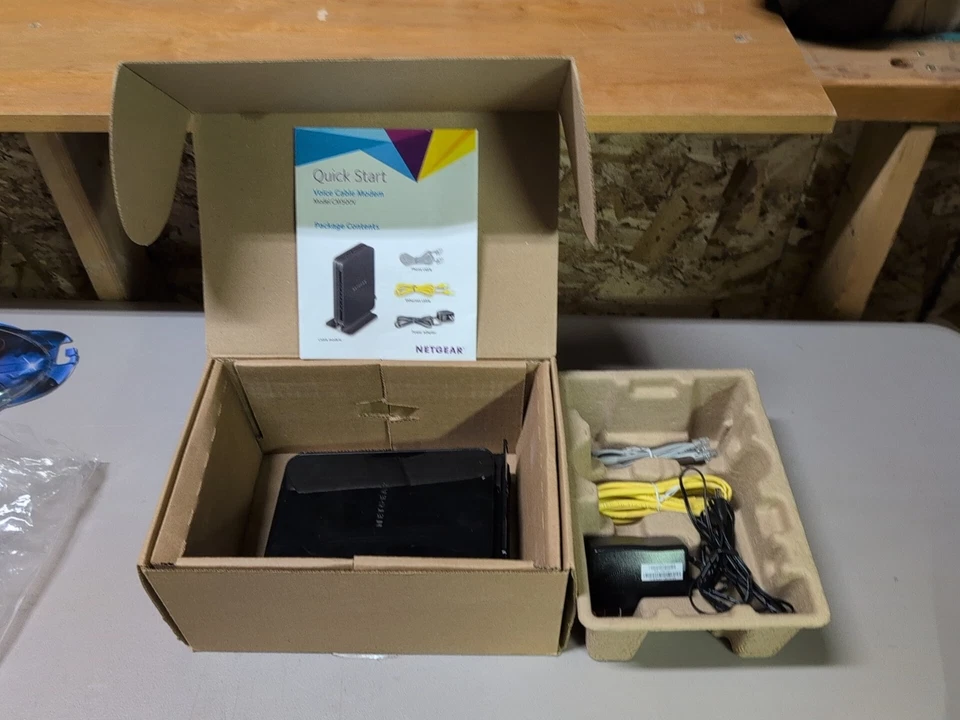 NETGEAR CM500V Cable  Modem for Internet & Voice - Image 1 of 1