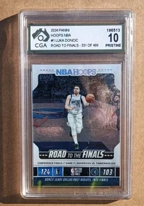 Luka Doncic Hoops Road To The Finals  /499 - 2024/25 - CGA 10 PRISTINE not PSA - Bild 1 von 2