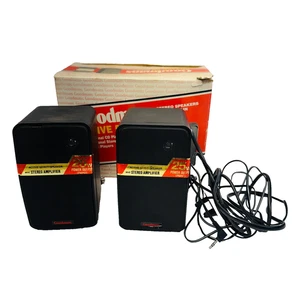 Goodmans Active 50 Stereo Lautsprecher verstärkt Paar verpackt mit Kabeln - Bild 1 von 8