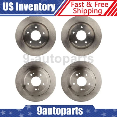 Front & Rear Disc Brake Rotors for 2013 2014 2015 Mitsubishi ASX - Image 1 of 4