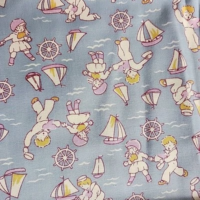 Windham Fabric Presents Storybook Niños 5 yardas Veleros 1930’s Reproducción 20351 Foto 1 de 3