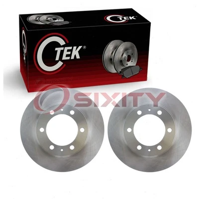 2 rotores de freno de disco delanteros centrados para Toyota Tacoma 2005-2023 freno kb Foto 1 de 4