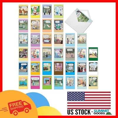 Juego de tarjetas de felicitación de ocasiones mixtas - 36 tarjetas humorísticas con toque personalizado Foto 1 de 4