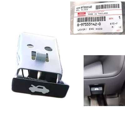 8973331420 Palanca; ENG HOOD Bloqueo de capó Isuzu D-Max 2002 - 2011 Genuino Foto 1 de 2