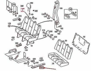 OEM MB Sprinter 906 Sitzbank Unten Leuchte A0009500274 Original - Bild 1 von 1