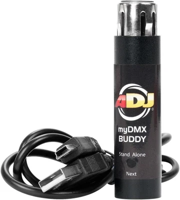 ADJ Products, MYDMX Buddy, Entry Level DMX Hardware Dongle Compatible with MYDMX - Image 1 of 4