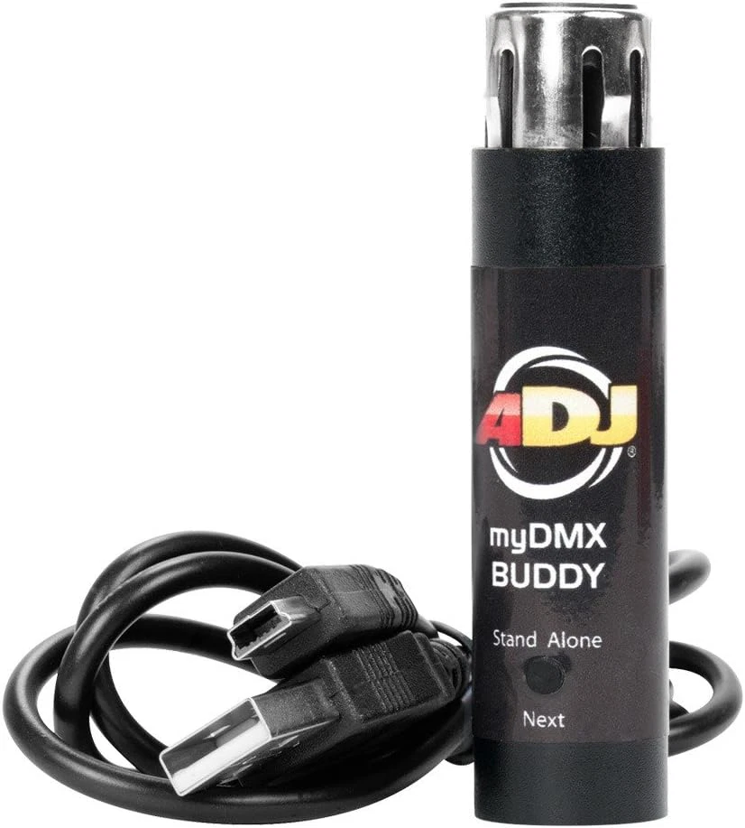 ADJ Products, MYDMX Buddy, Entry Level DMX Hardware Dongle Compatible with MYDMX - Image 1 of 4