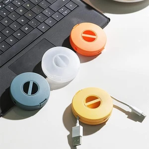 4PCS Cable Management, Retractable Portable Cord Organizer, 4 Colors Round  - Picture 1 of 7