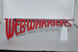 Web-Warriors 3D gedruckt Logo Schild Wand Schreibtisch Regal Kunst - Bild 1 von 3