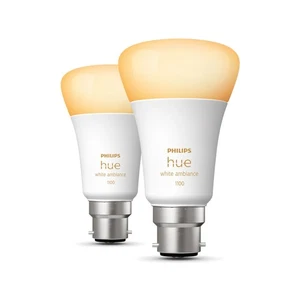Philips Hue Hue White ambiance A60 �� Ampoule intelligente B22 �� 1100 lot de 2 - Photo 1/1