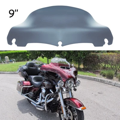 9" Wave-Windshield Windscreen For Harley Davidson Electra Street Glide 2014-2024 - Image 1 of 4
