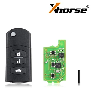 5x Xhorse XKMA00EN Universal Wire Remote Flip Key 3 Buttons for Mazda Style - Picture 1 of 8