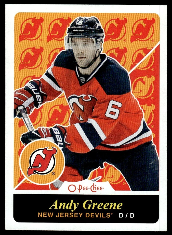 2015-16 O-Pee-Chee Retro Andy Greene New Jersey Devils #18 - Image 1 of 2