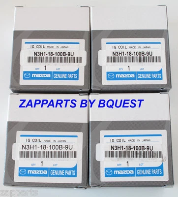 JUEGO DE BOBINAS DE ENCENDIDO MAZDA RX-8 N3H1-18-100B-9U 2004-2011 OEM MAZDA  Foto 1 de 2