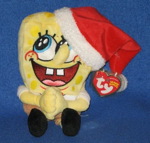 TY SPONGEBOB JOLLYELF the BEANIE BABY - MINT with MINT TAG - Picture 1 of 1