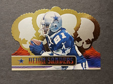 Deion Sanders Cowboys 1999 Deion Sanders Pacific Crown Royale Football Card #40