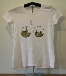 Harry Potter Glasses T Shirt, Ladies Medium, White - Picture 1 of 4
