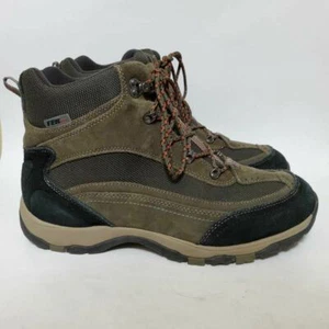 L.L. Bean Mens 12 TEK 2.5 Hiking Boots Green Black Primaloft Lace Up Waterproof - Picture 1 of 10