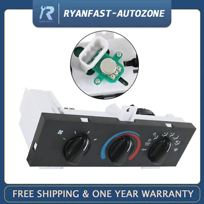 A/C Heater Manual Climate Temp Control Panel for Dodge Ram 1998-2003 55055459AF - Image 1 of 4