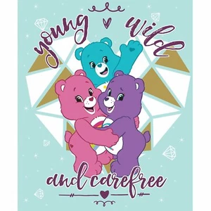 Care Bears Sparkle & Shine Carefree 36" Panel Cotton Fabric by the Panel - Picture 1 of 1
