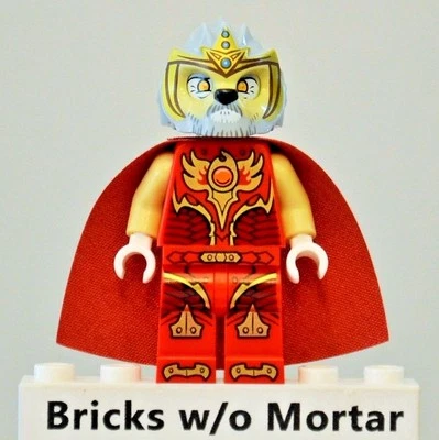 New Genuine LEGO King Lagravis Lion Minifig Legends of Chima 70142 - Image 1 of 4