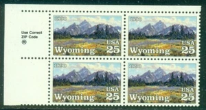 SCOTT # 2444 ZIP BLOCK, WYOMING, MINT, OG, NH, GREAT PRICE! - Picture 1 of 1