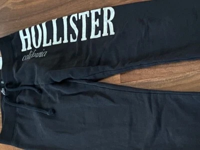 Hollister Girl Black JOGGERS Pants Sweatpants Size XS Winter Sport School Fall - Image 1 of 3