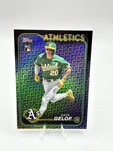 2024 Topps Series 1 ZACK GELOF RC Easter Holiday Foil Parallel #166 Oakland A's - Picture 1 of 2