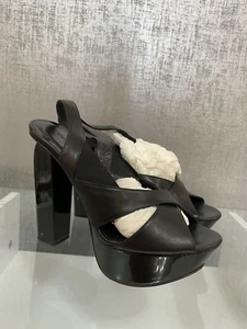 Georgina Goodman Italian Leather Mary Jane Platform Pumps Size: EU 39 US 8 (B15) - Picture 1 of 9