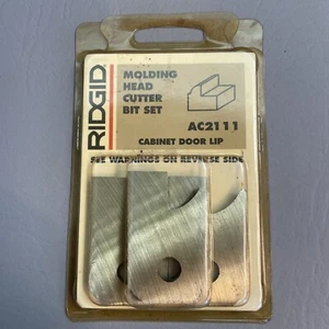 NEW RIDGID AC2111 MOLDING HEAD CUTTER BIT SET CABINET DOOR LIP - Picture 1 of 2