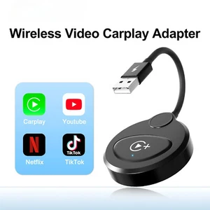Wireless Video CarPlay Adapter For OEM Wired CarPlay Cars - Picture 1 of 17