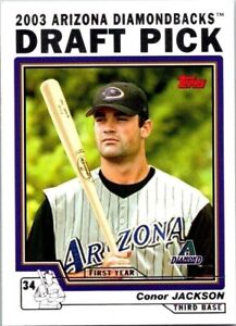 Conor Jackson Topps 2003 Arizona Diamondback Draft Pick 671 2004 Baseball Card