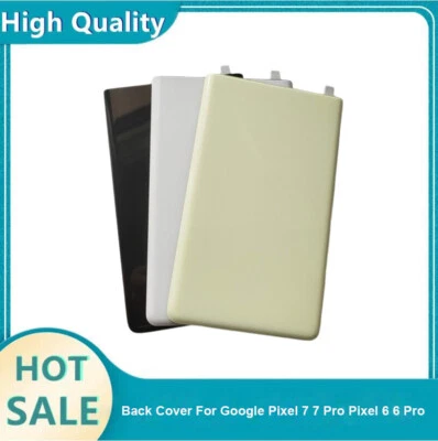 Back Glass Replacement For Google Pixel 7 7 Pro Pixel 6 6 Pro Battery Cover AAU - Image 1 of 4
