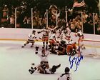 BUZZ SCHNEIDER USA OLYMPIC HOCKEY MIRACLE ON ICE AUTOGRAPHED 8X10 #3