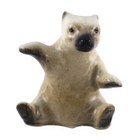 Vintage Hagen Renaker Off White Baby Polar Bear A-329 Miniature Ceramic Figurine