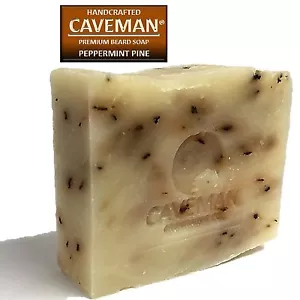 Original Handcrafted Beard and Body Soap Caveman (Peppermint Pine) - Picture 1 of 3