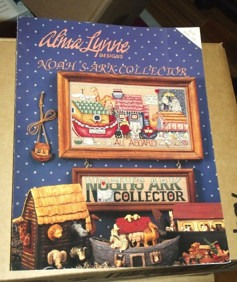 ALMA LYNNE "NOAH'S ARK COLLECTOR" - CHARTED LEAFLET - NEW - VINTAGE 1994 - Image 1 of 1
