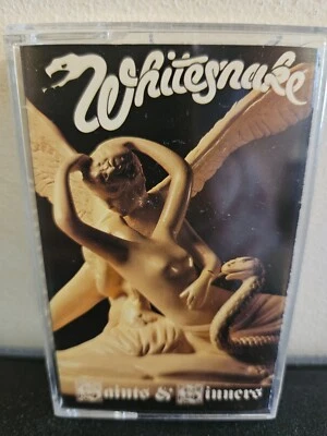 WHITESNAKE Saints & Sinners 1982 CASSETTE TAPE DAVID COVERDALE HARD ROCK GEFFEN - Image 1 of 4