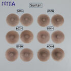 IVITA 3 Pairs Nipple Covers Reusable Self Adhesive Round Nipple Covers Sticker