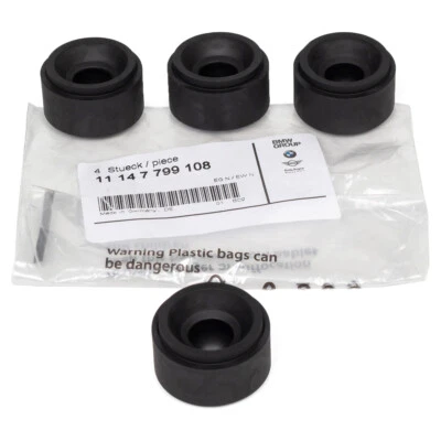 4x ORIGINAL BMW Gummilager Motorabdeckung 1er 2er 3er 4er 5er 6er 11147799108 - Bild 1 von 2
