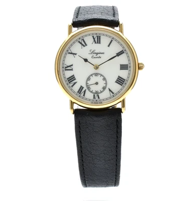 [Casi COMO NUEVO] Reloj Hombre LONGINES CHARLESTON L176 5228 32mm Oro Romano Qz Foto 1 de 4