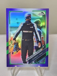 2021 Topps Chrome Fernando Alonso Purple Refractor Parallel Card #41 - Bild 1 von 2
