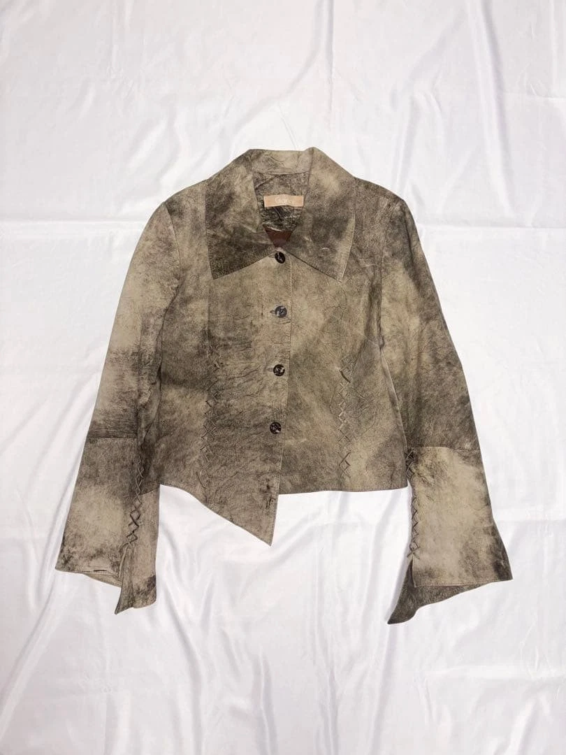 Ann Demeulemeester Coats, Jackets & Vests Leather Outer Shell for