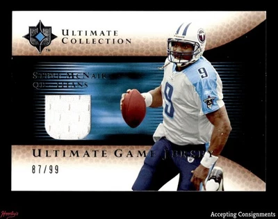 2005 Ultimate Collection Game Jersey #GJSM Steve McNair 87/99 GAME USED JERSEY - Image 1 of 2