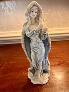 Home Interiors "Snowflake" 2004 Four Seasons Winter Figurine 10” Tall Blue 🥰 - Picture 1 of 7