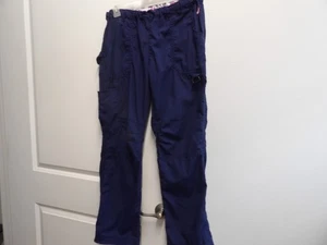 Green Town scrub pants, navy blue, size medium. - Picture 1 of 6