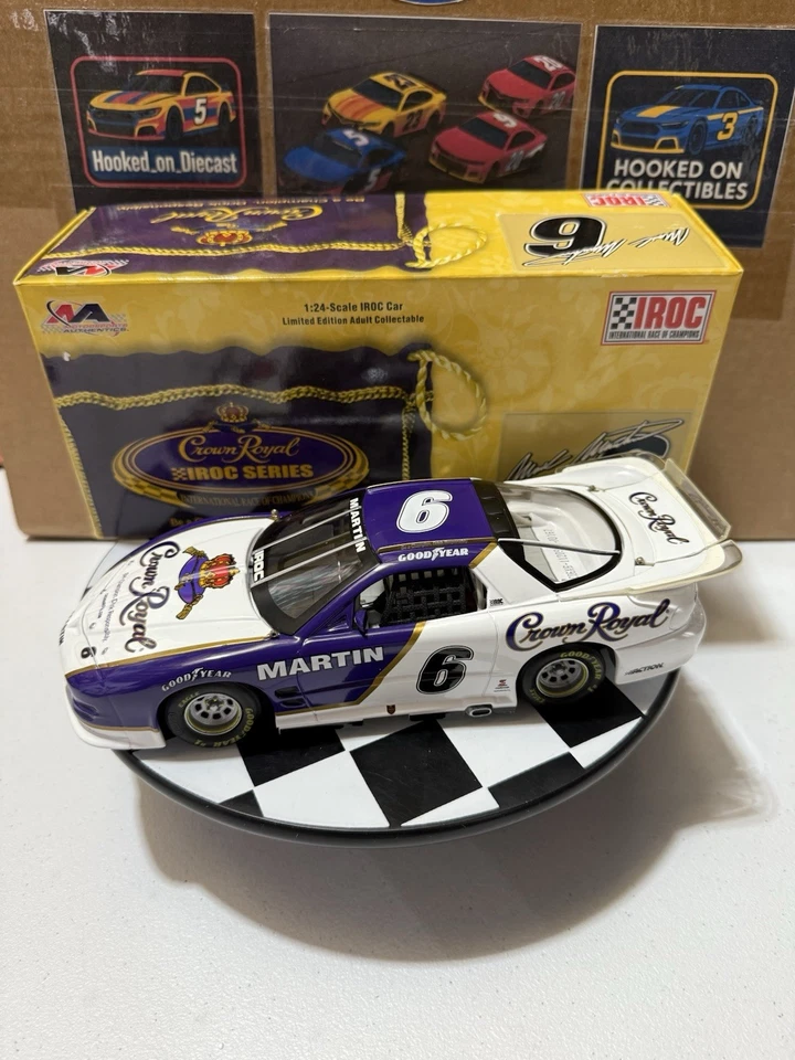 RARO* MARK MARTIN #6 Crown Royal IROC GM Dealers 2006 1/24 Diecast Foto 1 de 4
